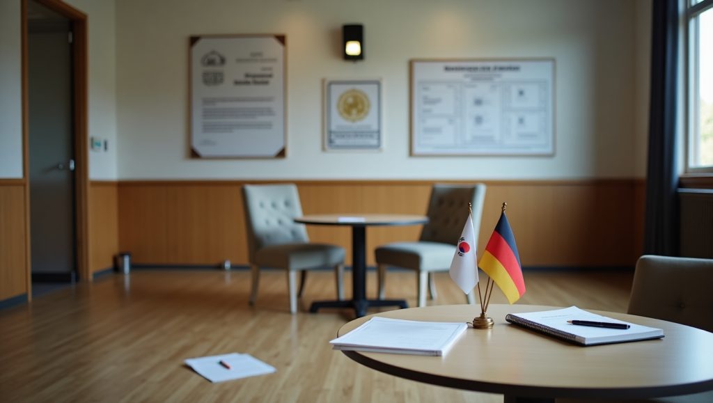 속삭임통역 1 - 2명을 위한 조용한 통역 방식 공공기관, 법원 방문, 공장 견학 등의 상황에서 고객 곁에 동행하여 조용한 목소리로 실시간 통역합니다. 장비 없이도 진행되며, 통역이 필요한 인원이 소수일 때 효과적입니다. – 주요 분야: 법원, 공증사무소, 현장 방문 – 장점: 유연하고 눈에 띄지 않으며 장비 불필요